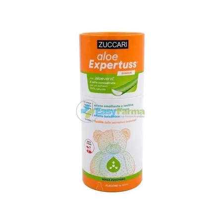 Zuccari Aloe Expertuss For Children Immediate Throat Relief Cherry Flavor 150 Ml