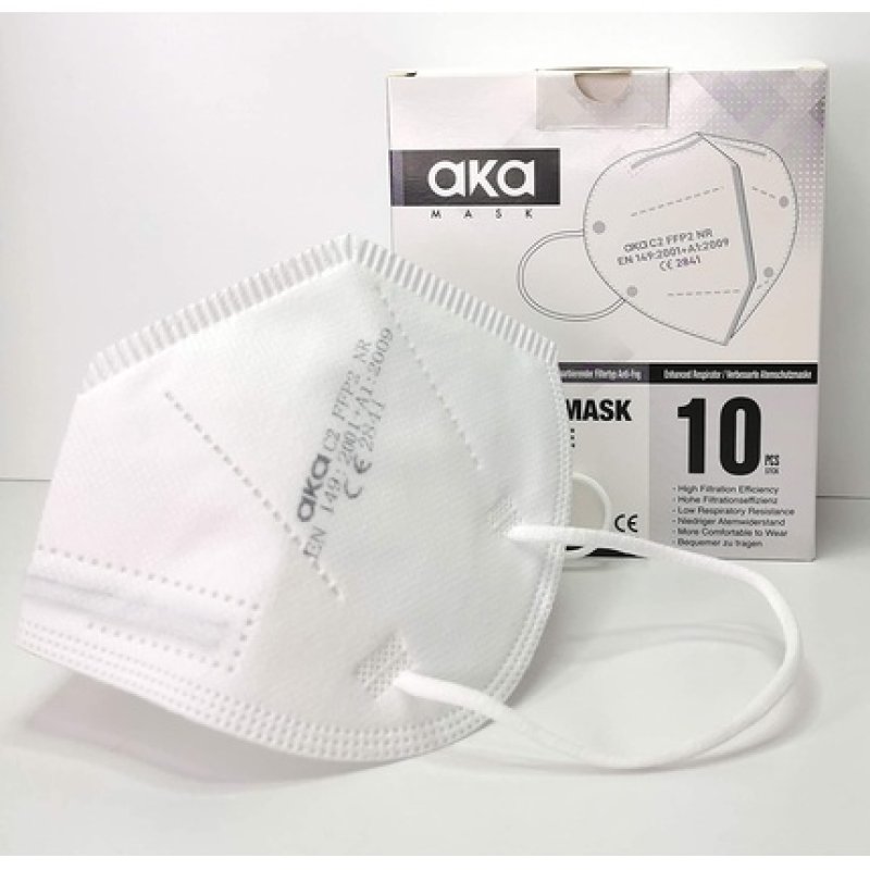 Aka Ffp2 Respirator Masks, Individually Packed, Ce Certified, Pack Of