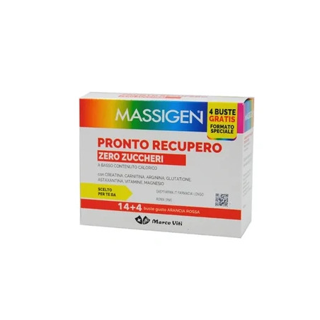 Massigen Pronto Recupero Zero Sugar Supplement 14 Bags