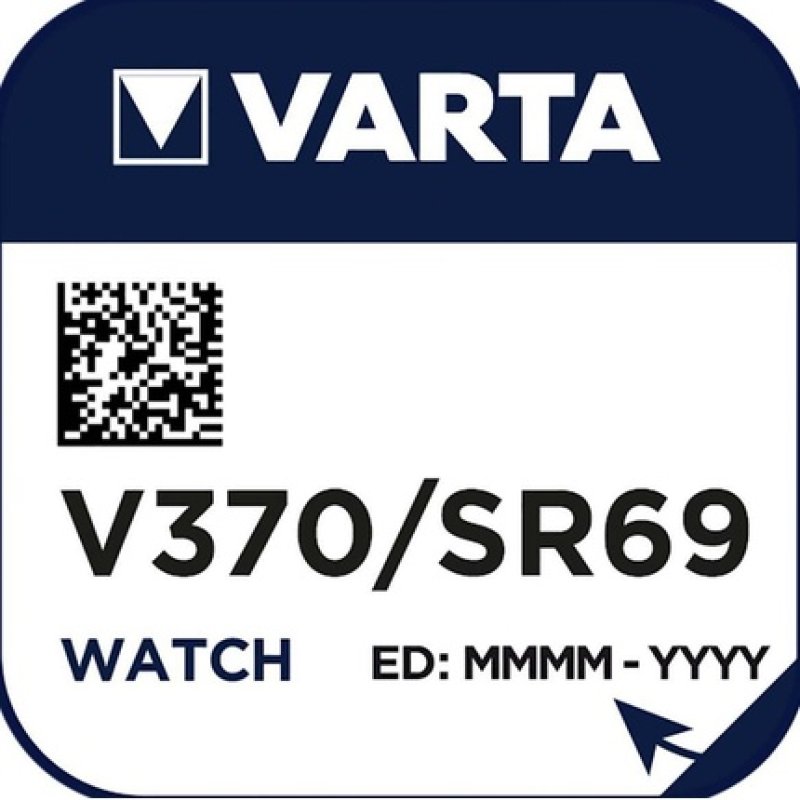 Varta Watch Battery Button Cell Sr 920 W V370 Silver Oxide 30 Mah 1.55 V