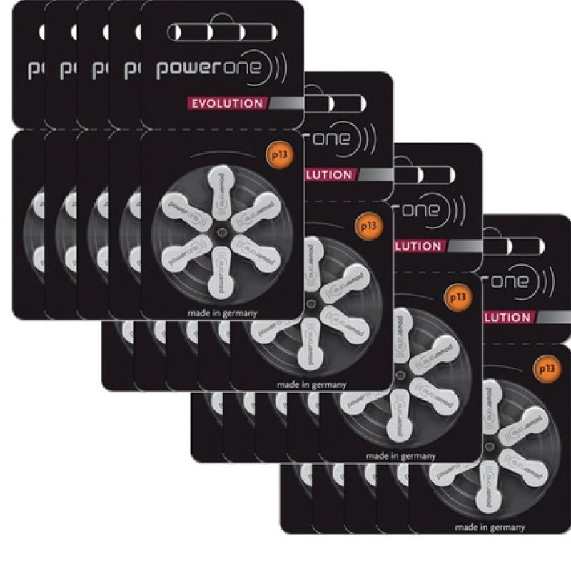 Varta Power One Evolution Gr 13 Hearing Aid Batteries 1.45v Orange 6-Pack