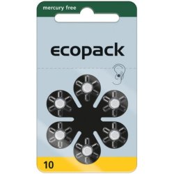 Varta Ecopack Size 10 Hearing Aid Batteries 600 Count