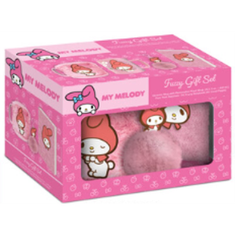 MY MELODY - Gift Set Fuzzy - Notebook Mug 440ml Porte-clé