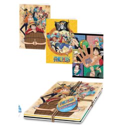 ONE PIECE - Set de 3 Livres d'Exercices