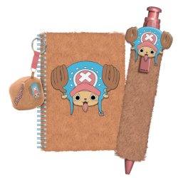 ONE PIECE - Chooper - Set Fuzzy - Notebook Stylo Porte-clé