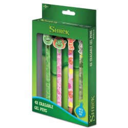 SHREK - 4 Stylos à Gel Effaçable Head Topper
