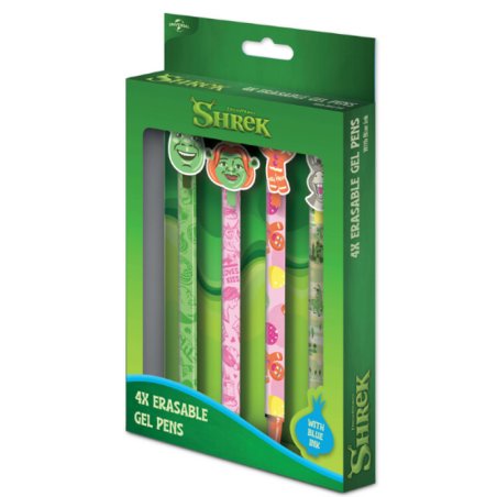 SHREK - 4 Stylos à Gel Effaçable Head Topper