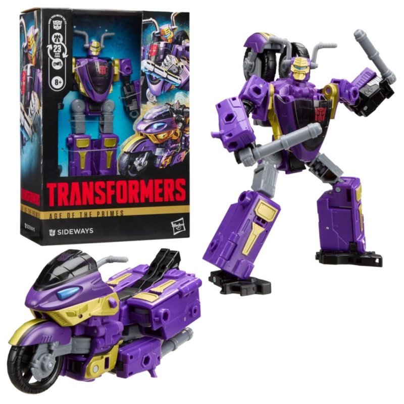 TRANSFORMERS - Sideways - Figurine Age of the Primes 14.5cm