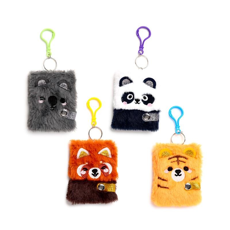 KAWAII - Adoramals Sauvages - Mini Notebook Pelucheux A7