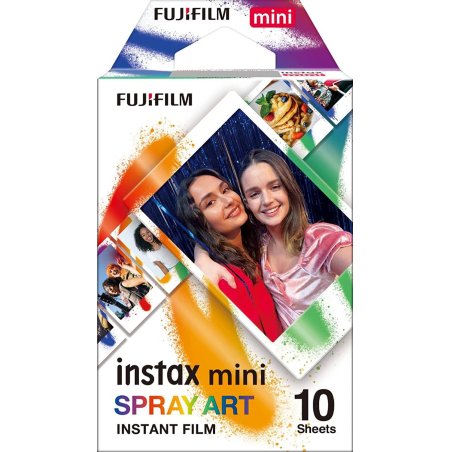 Fuji Instax Mini               Spray Art  Sofortbildfilm 10 Belichtungen