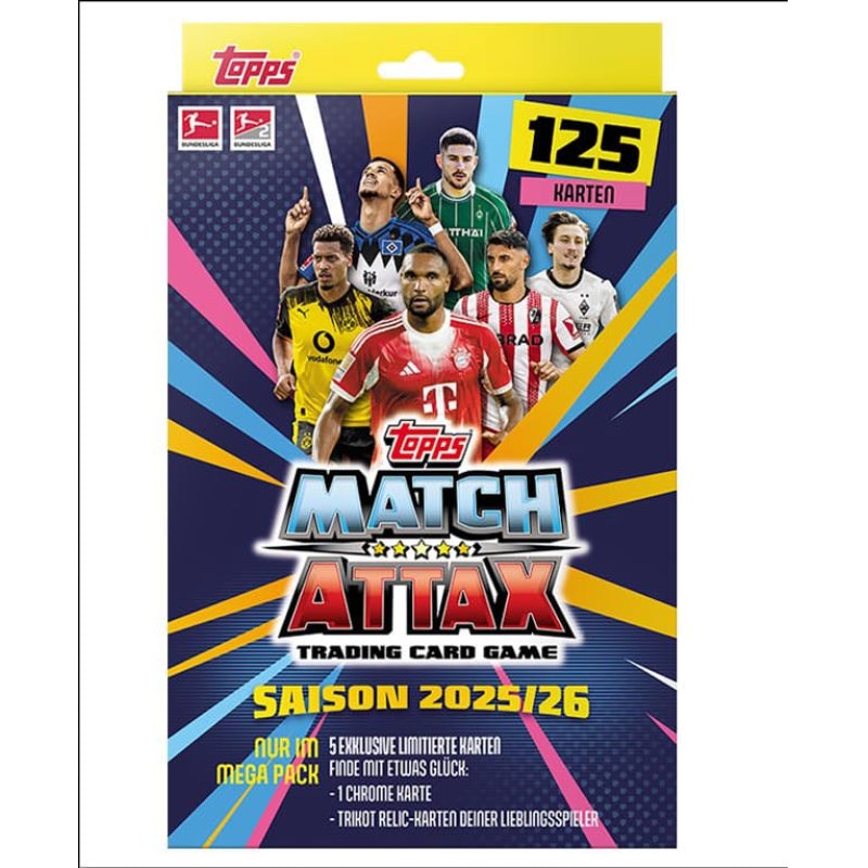 Bundesliga Match Attax Trading Cards 2025/26 Mega Pack