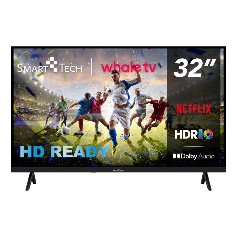 Smart-Tech 32HH01K TV 81,3 cm (32") HD Smart TV Wifi Noir 180 cd/m²