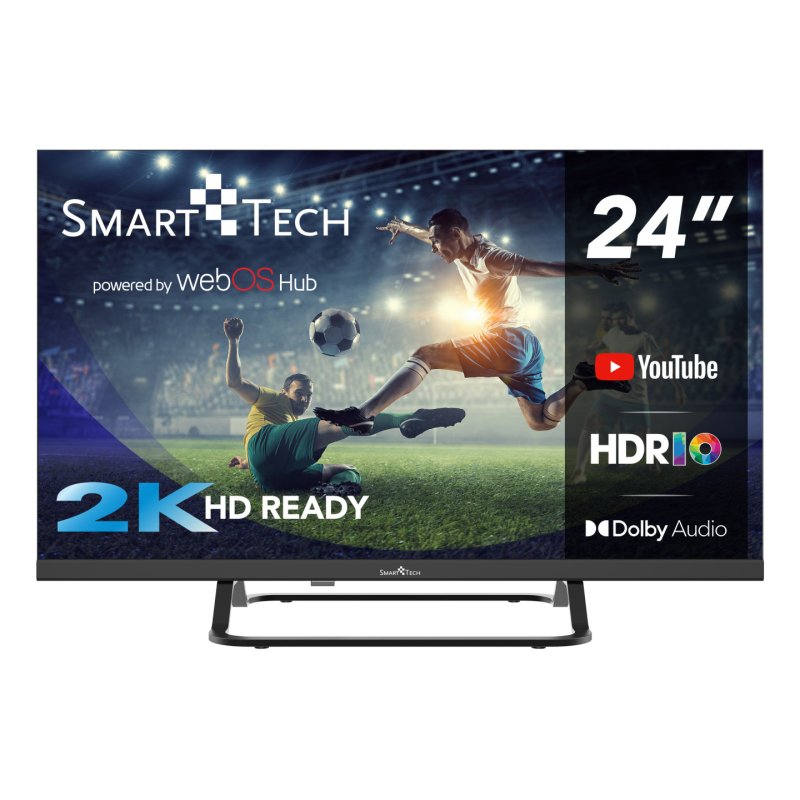 SMART Technologies 24HW01V TV 61 cm (24") HD Smart TV Wi-Fi Black 180 cd/m²