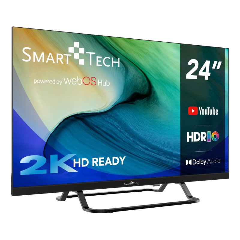 SMART Technologies 24HW01V TV 61 cm (24") HD Smart TV Wi-Fi Black 180 cd/m²