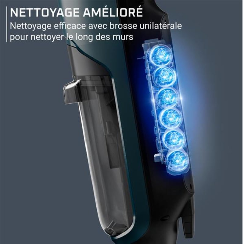 ASPI BALAI 2EN1 SANS FIL RECH ASPIRE ET NETTOIE A L'EAU 2 FILTRES