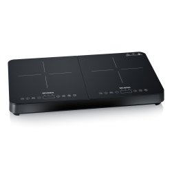 Severin DK 1027 Black Countertop 58 cm Zone induction hob 2 zone(s)