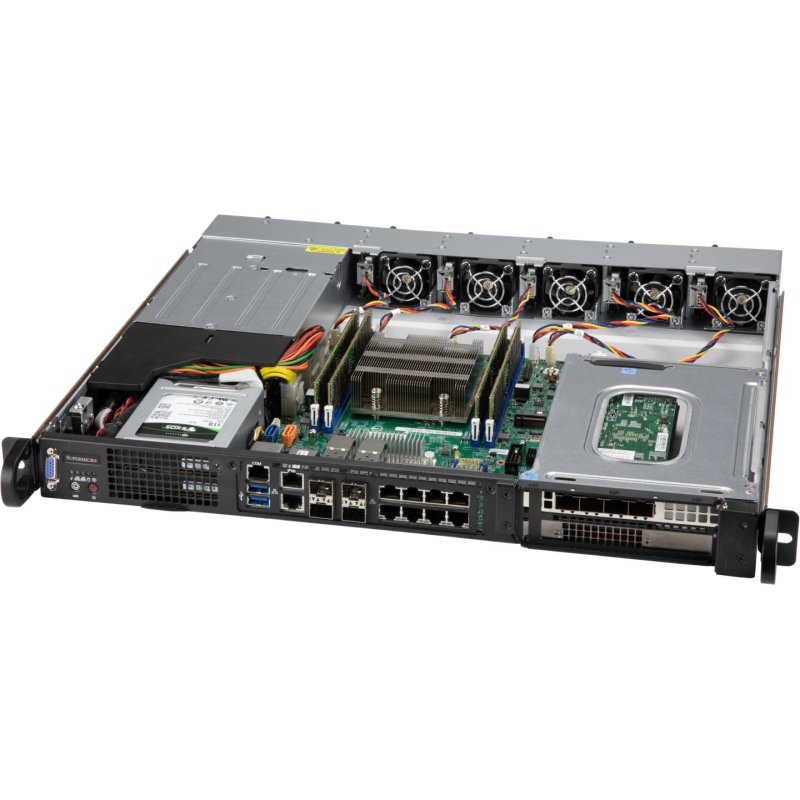1HE Supermicro Gehäuse SuperChassis 1U CSE-515M-R804