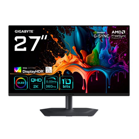 MO27Q3 QD-OLED (68.6 cm (27 Zoll), schwarz, QHD, HDMI, DP, USB-C, USB-Hub, KVM, 360Hz Panel)