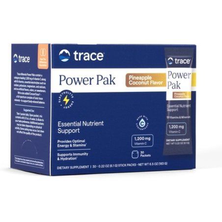 Trace Minerals Power Pak Multivitamin and Multimineral Packets Electrolyte