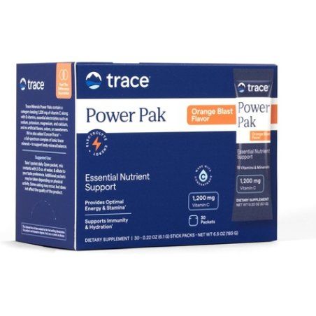 Trace Minerals Power Pak Multivitamin and Multimineral Packets with Electrolytes