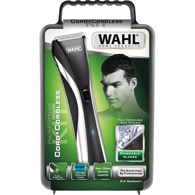 Wahl 9698-1016 Black Silver
