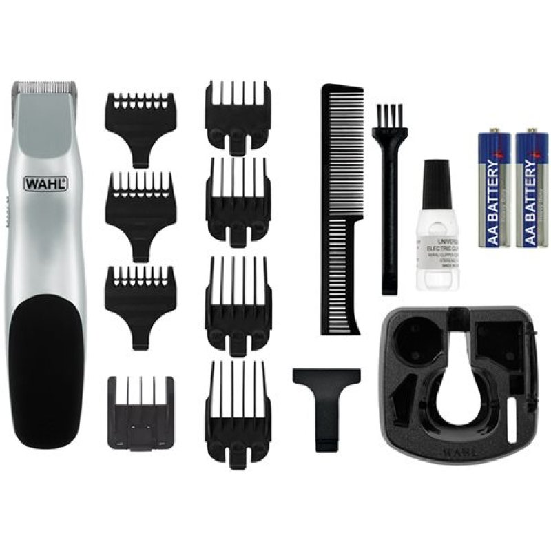 Wahl Groomsman Batterie 6 1,2 cm Noir, Argent