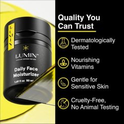 Lumin Daily Face Moisturizer for Men - Men's Skin Care Lotion