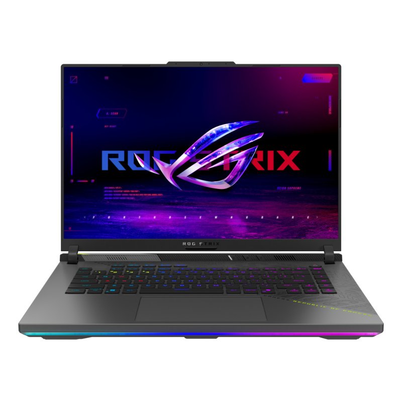 ROG Strix G16 (G614FR-S5214W) (grau/neon-grün, AMD Ryzen 9 9955HX, NVIDIA GeForce RTX 5070 Ti, 32 GB DDR5, 1 TB (1 TB