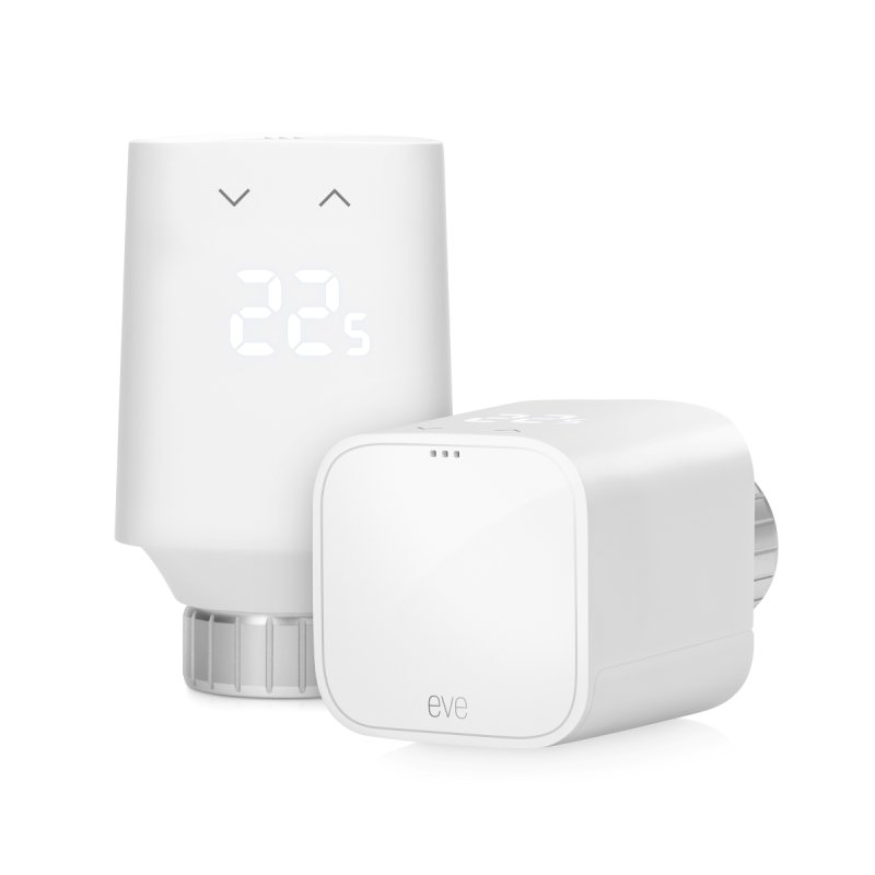 Eve Thermo (Matter, 5. Generation) Smartes Heizkörperthermostat, funktioniert mit Apple Home, Amazon Alexa, Samsung