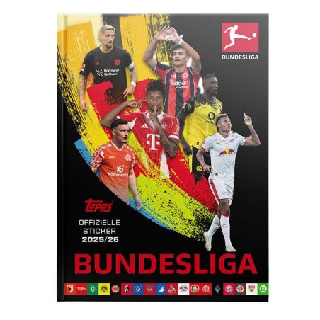 Bundesliga 2025/26 Sticker Collection Album Hardcover *German Version*