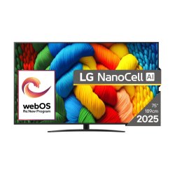 Telewizor 75 LG 75NANO81A3A