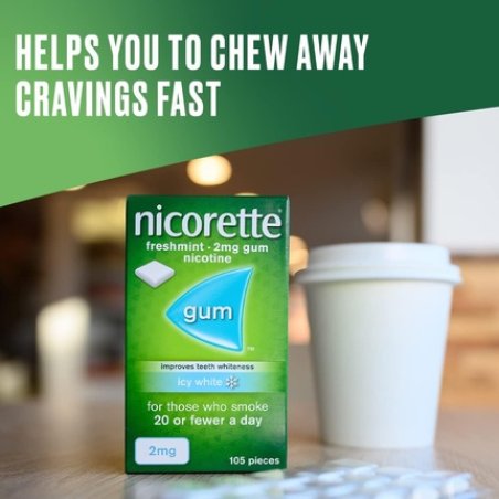 Nicorette Original Flavour Gum Nicotine 210 Pieces