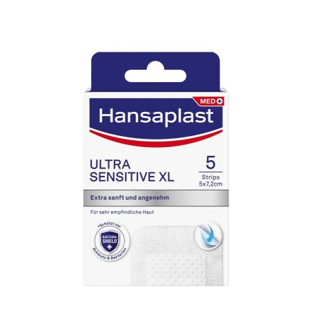 Hansaplast Ultra Sensitive XL 5 x 7,2 cm 5 pièce(s)