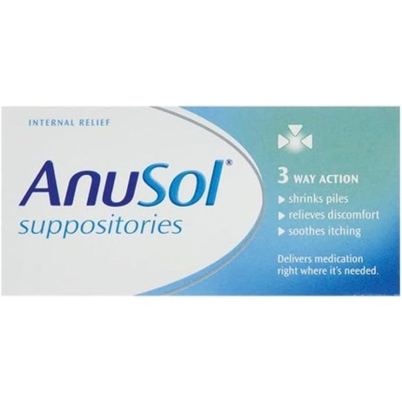 Anusol Suppositories Proven Formula for Haemorrhoids and Related Conditions 24-Pack