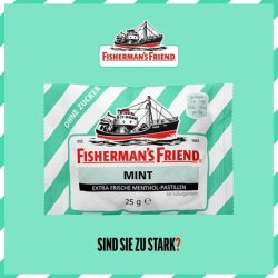 Fisherman's Friend Mint Peppermint and Menthol Flavor