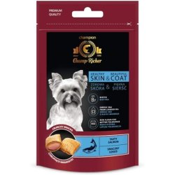 Champ-Richer Treats Leather And Fur With Salmon 90g