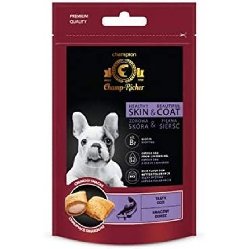 Champ-Richer Treats Leather And Fur With Cod 90g