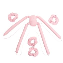 Glov Spider Set Cold Hair Curlers For Long And Medium Length Hair Pink 4 Pieces