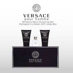 Versace Pour Homme for Men 3 Piece Mini Gift Set