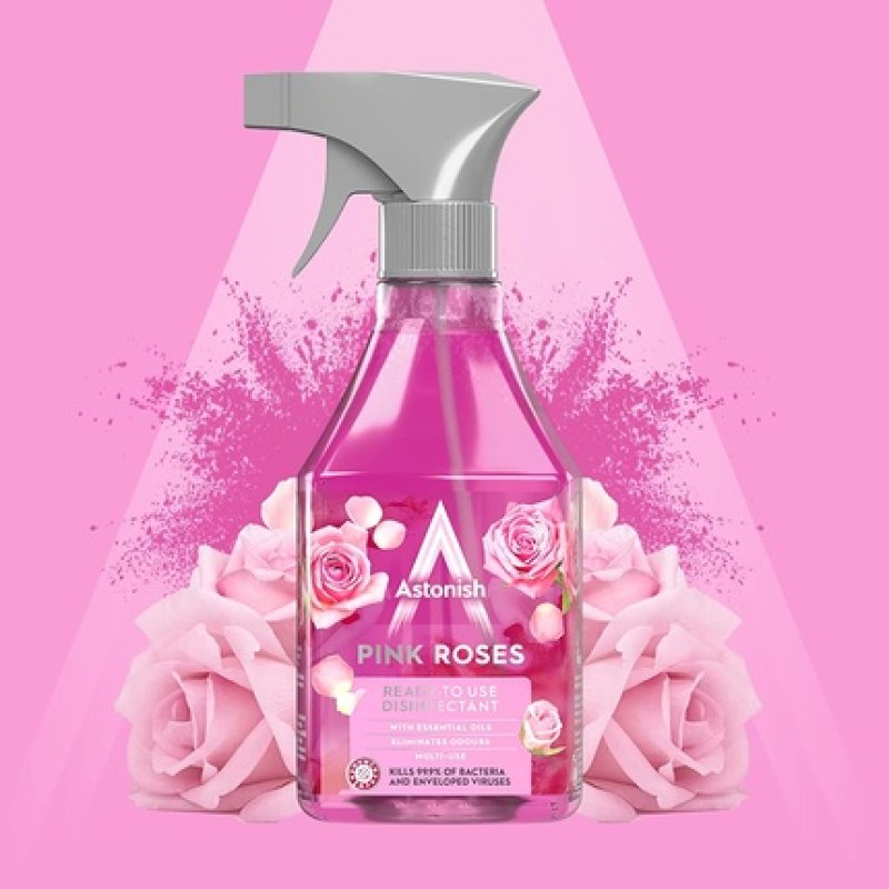 Astonish Ready To Use Disinfectant Pink Roses