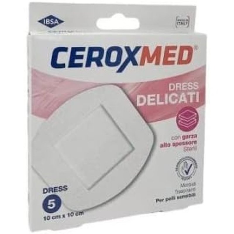 Ceroxmed Dress - Delicate Plasters 10 x 10cm - Pack of 5