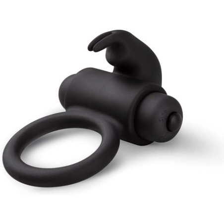 Easytoys Vibrating Cockring Bunny Vibe - With Replaceable Battery - For A Firmer