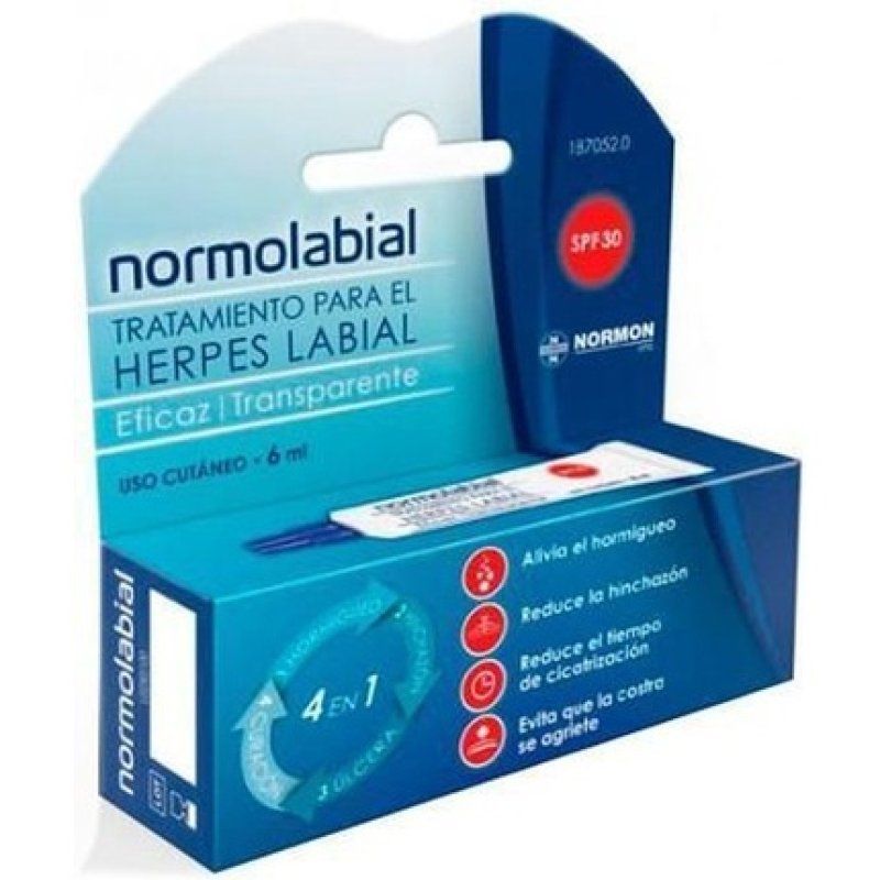 Normon Normolabial Tratamiento Herpes 6ml