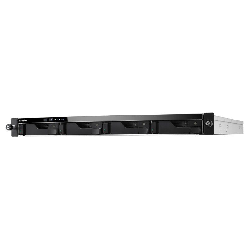 Asustor AS6204RD NAS Rack (1U) Intel Celeron 4 GB DDR3L 0 TB ADM Black