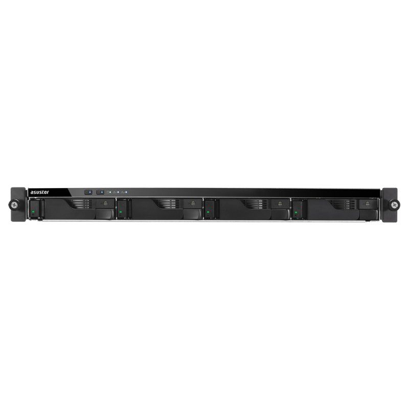 Asustor AS6204RS NAS Rack (1 U) Intel Celeron 4 Go DDR3L 0 To ADM Noir