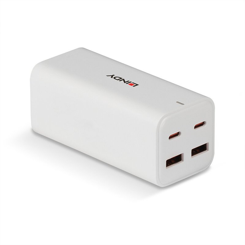 LINDY 100W 4-Port USB Desktop GaN Charge