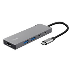 Trust 26062 interface hub USB Type-C Grey