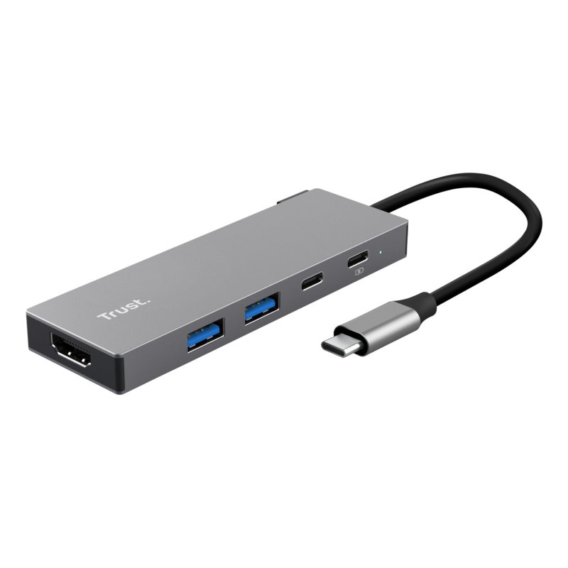 Trust 26062 interface hub USB Type-C Grey