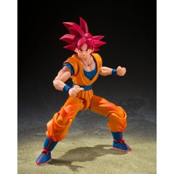 DRAGON BALL SUPER - SSG Son Goku "God Aura" - Fig. S.H. Figuarts 15cm