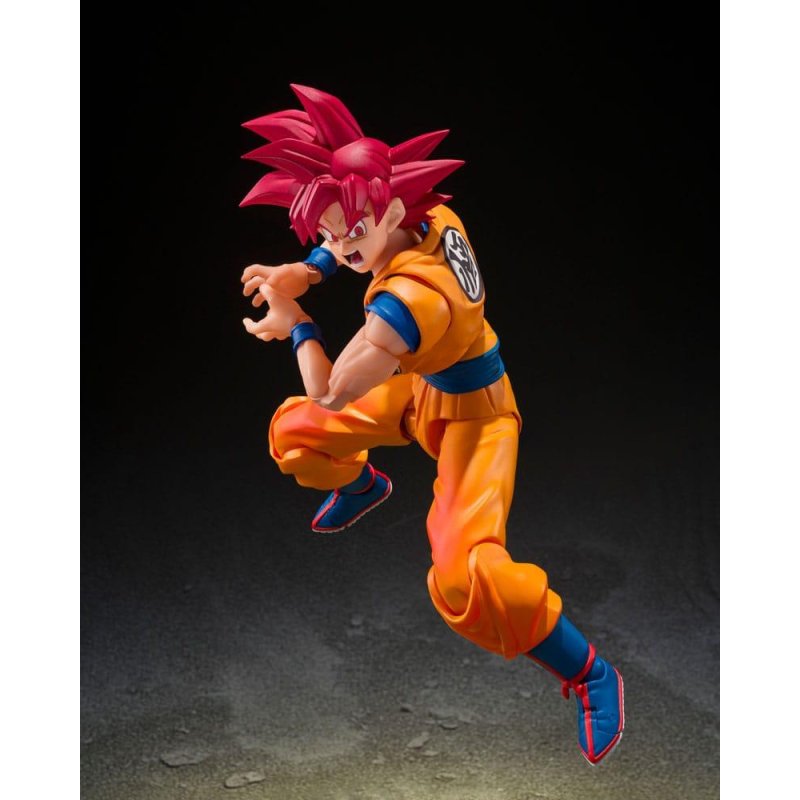 DRAGON BALL SUPER - SSG Son Goku "God Aura" - Fig. S.H. Figuarts 15cm